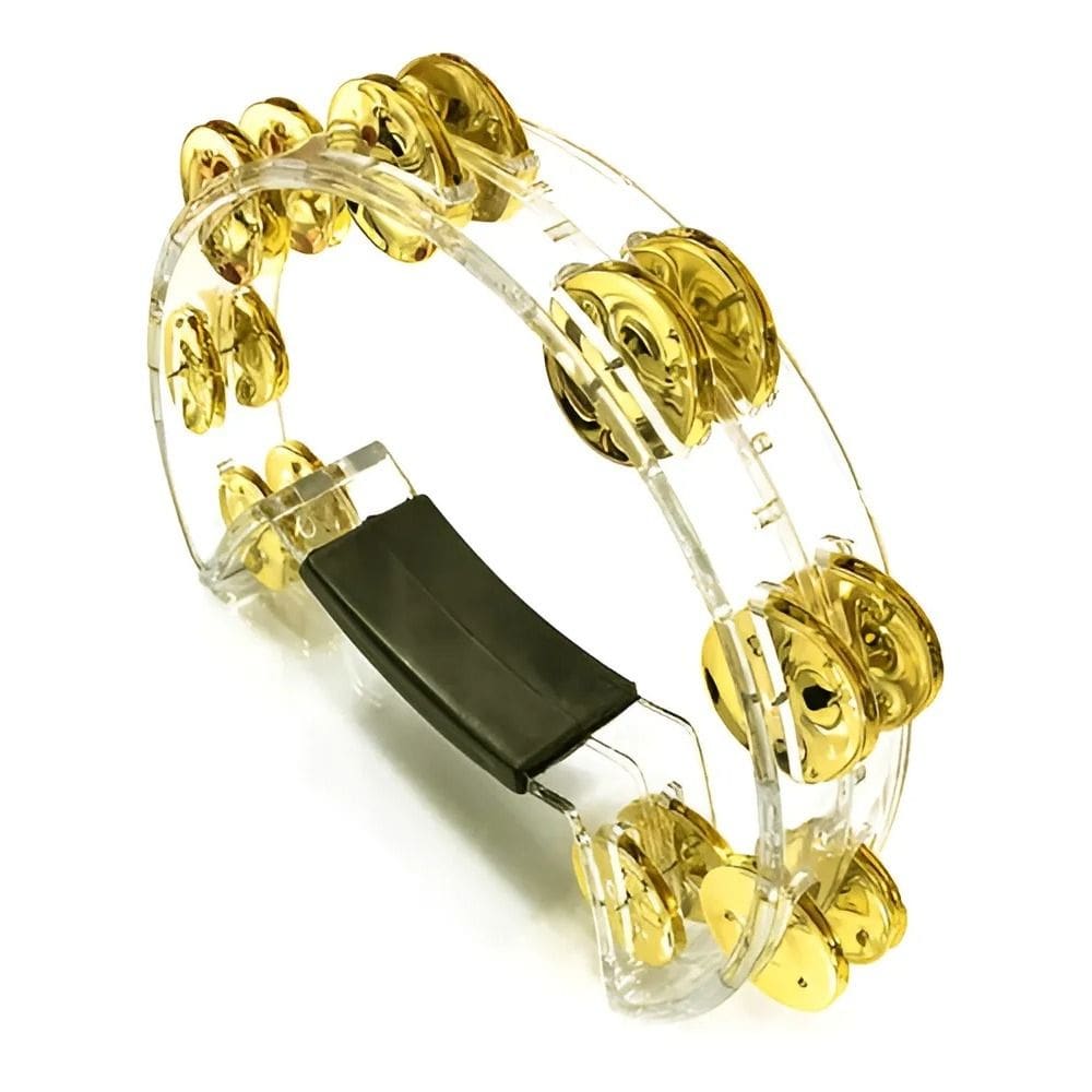 Torelli Tp329 Pandeirola Cristal Platinelas Douradas