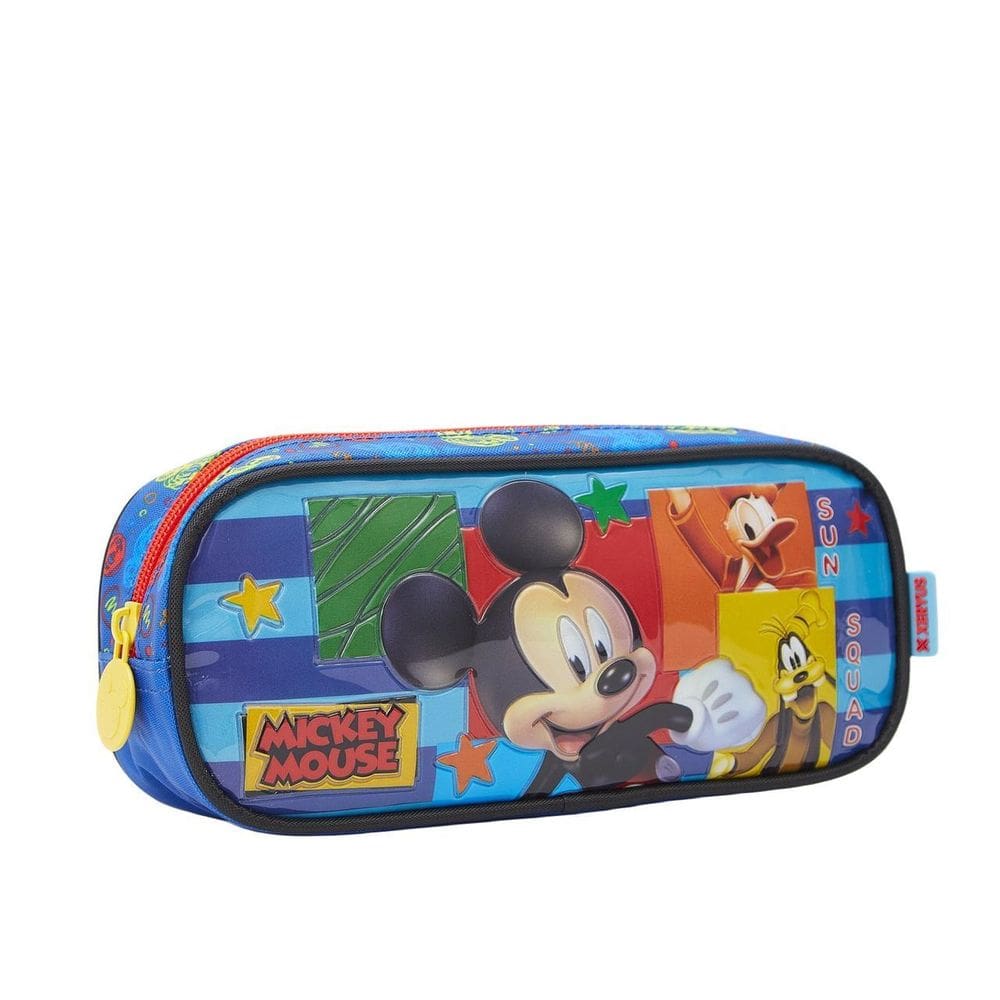 Estojo Escolar Infantil Mickey Mouse Bolso Simples Menino