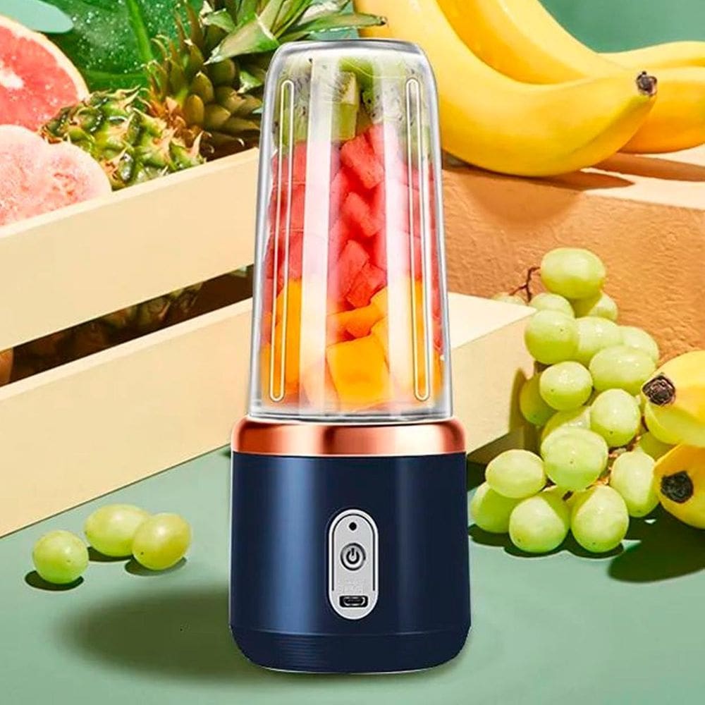 Liquidificador Mini 400Ml Usb Para Vitaminas Sucos E Shakes