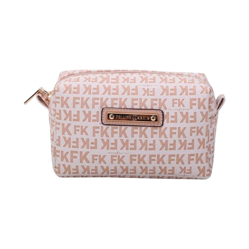 Necessaire Feminina Fellipe Krein Fk660 Monograma Premium