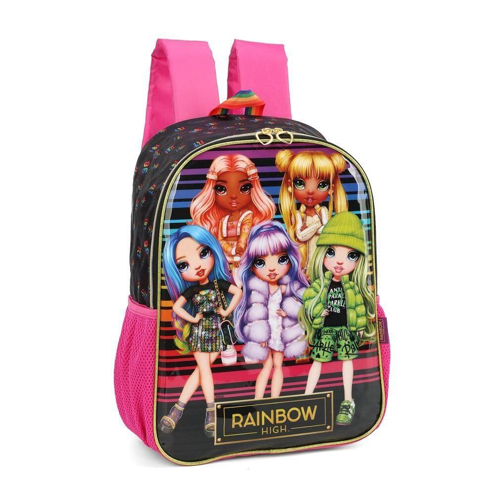 Mochila De Costas Infantil Escolar Rainbow High Luxcel