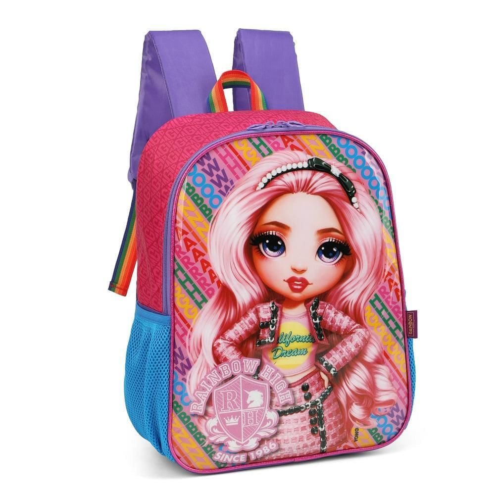 Mochila De Costas Infantil Escolar Rainbow High Luxcel
