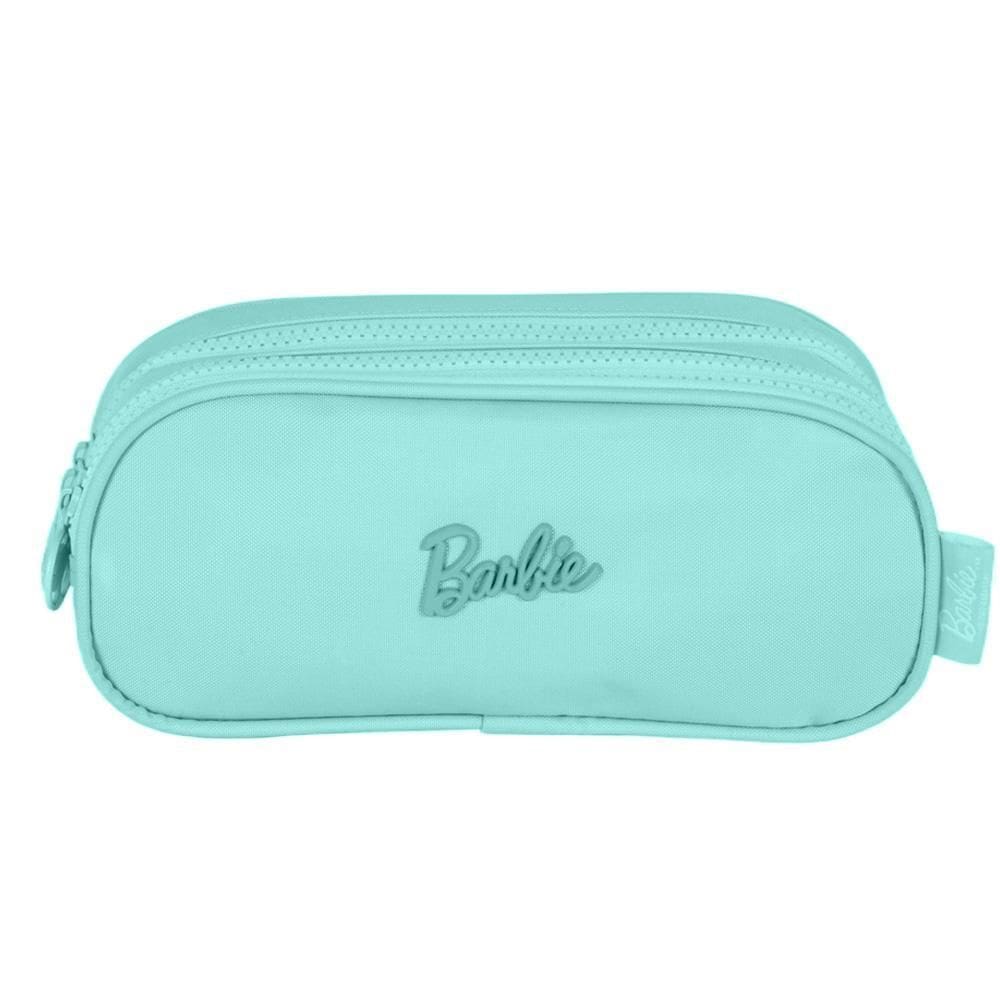 Estojo Escolar 3 Compartimentos Premium Barbie