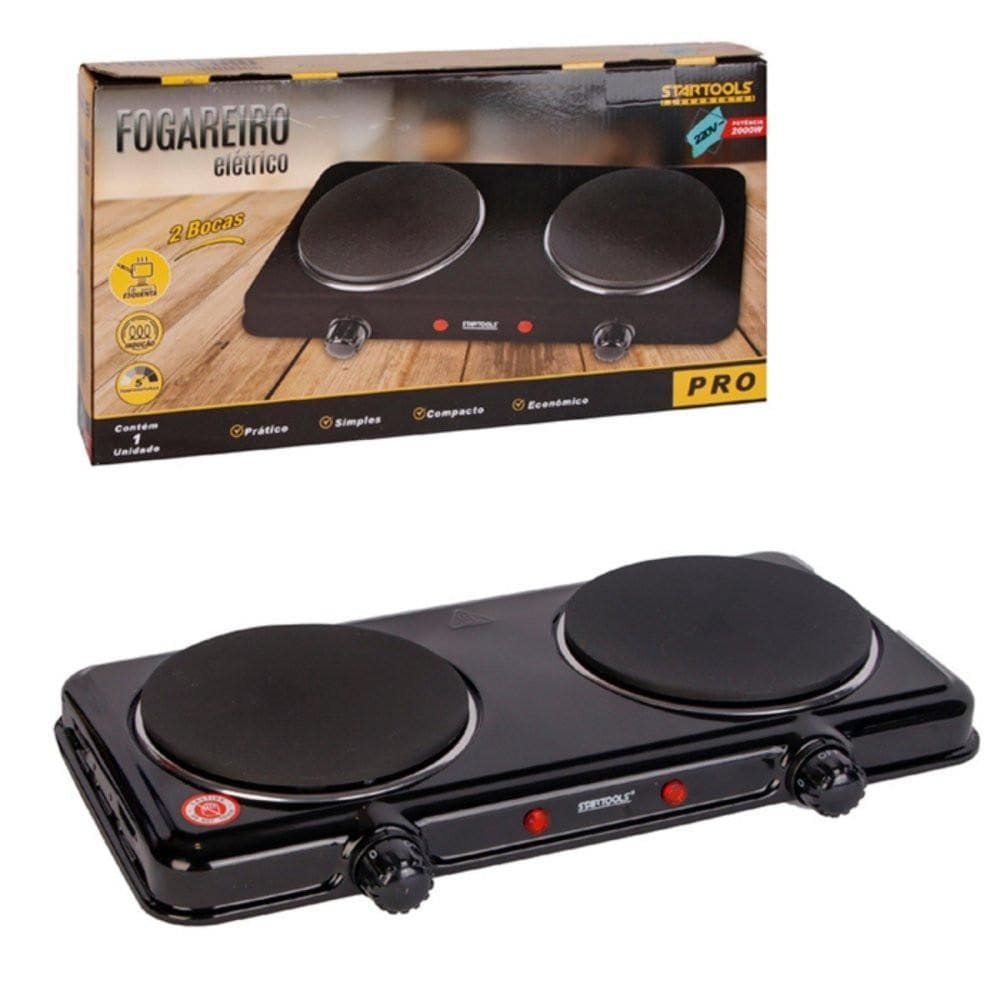 Fogão Elétrico Portátil - 2 Bocas
