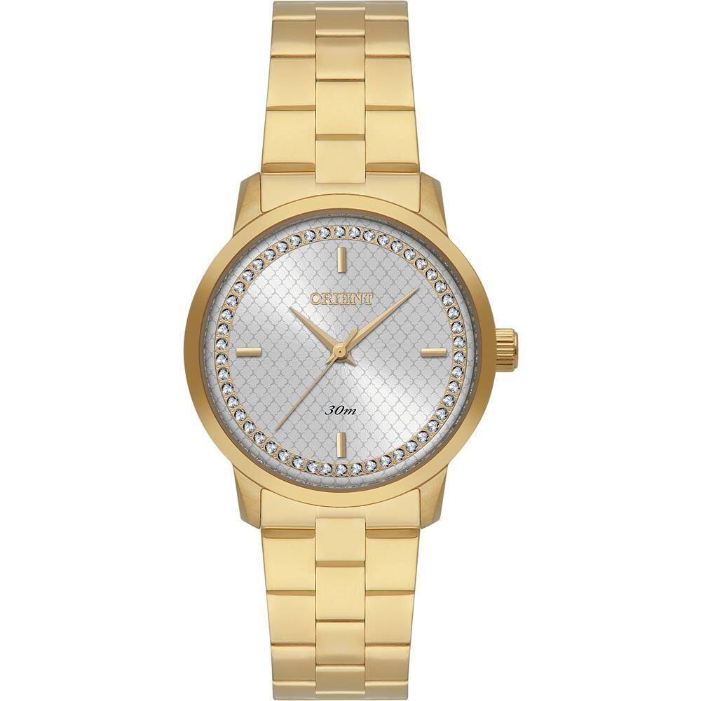 Relógio Orient Feminino Ref: Fgss0239 S1Kx Casual Dourado