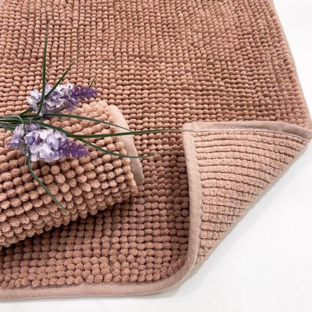 Tapete Para Banheiro Bolinha Soft 38x58 Nude