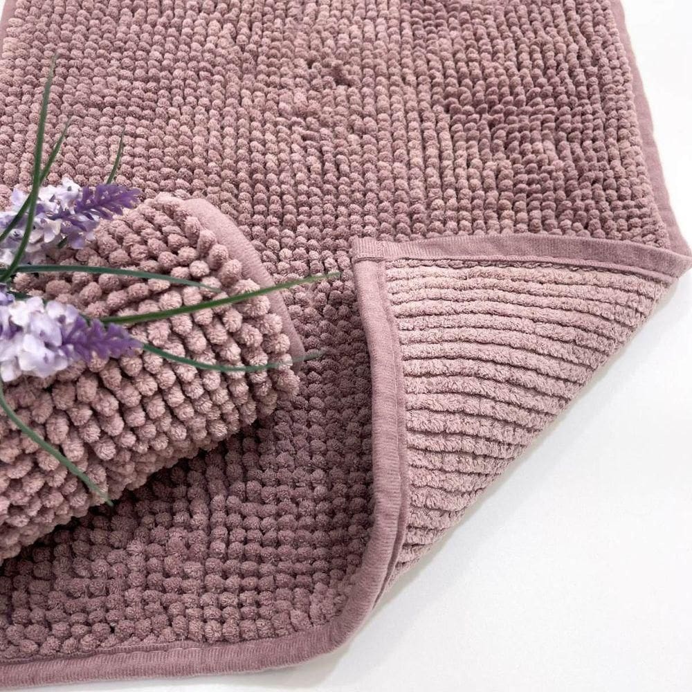 Tapete Para Banheiro Bolinha Soft 38x58 Uva