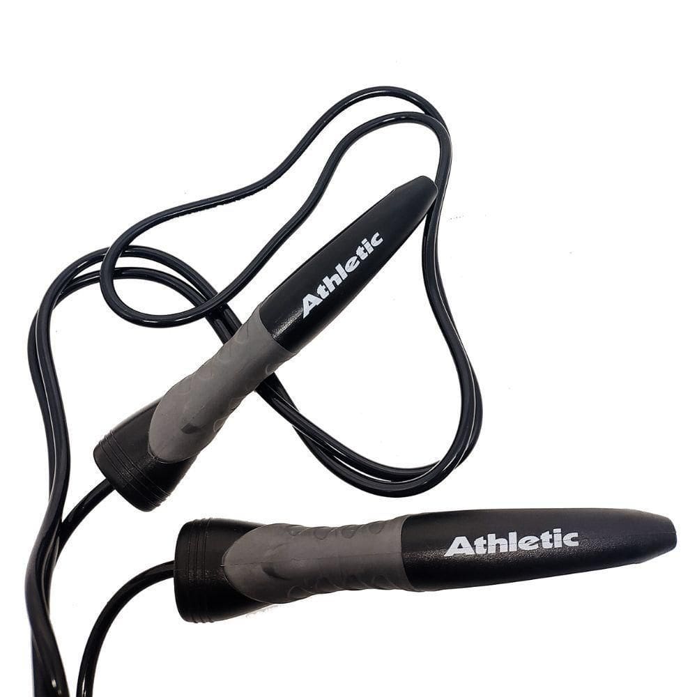 Corda De Pular Athletic 3,15m Com Rolamento De Aço Anatômica Para Treino Fitness Muscular E Aeróbico