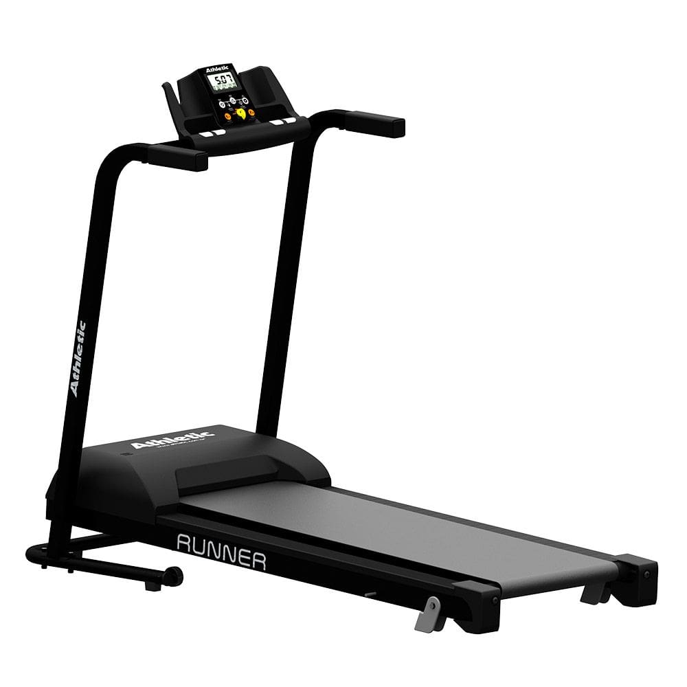 Esteira Ergométrica Residencial Athletic Runner Bivolt (13 km/h) - 13 Funções e Dobrável