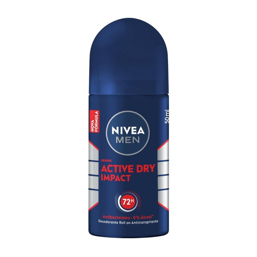 Desodorante Antitranspirante Nivea Men Roll On Dry Impact 50ml