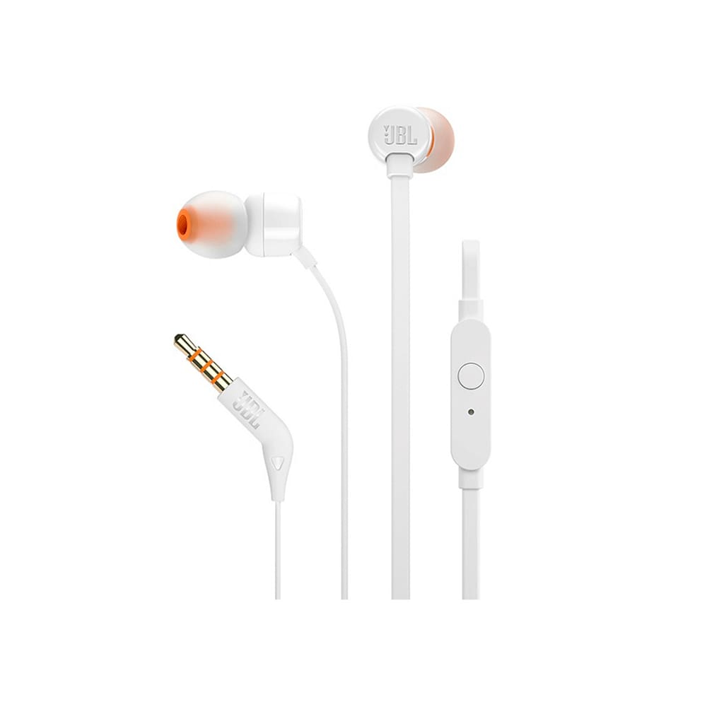 Fone De Ouvido Com Fio Jbl Tune 110 Branco
