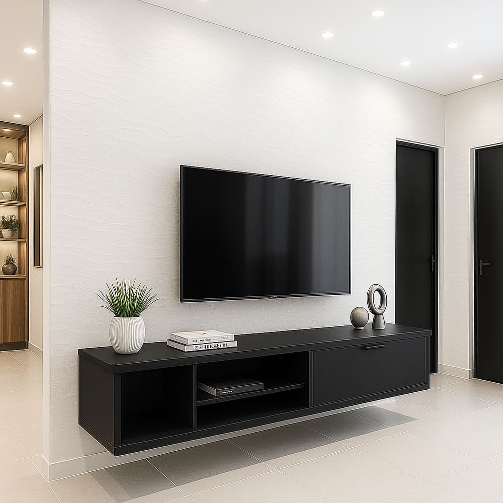 Rack Para Sala Tv Home Em Mdf Alto Padrão