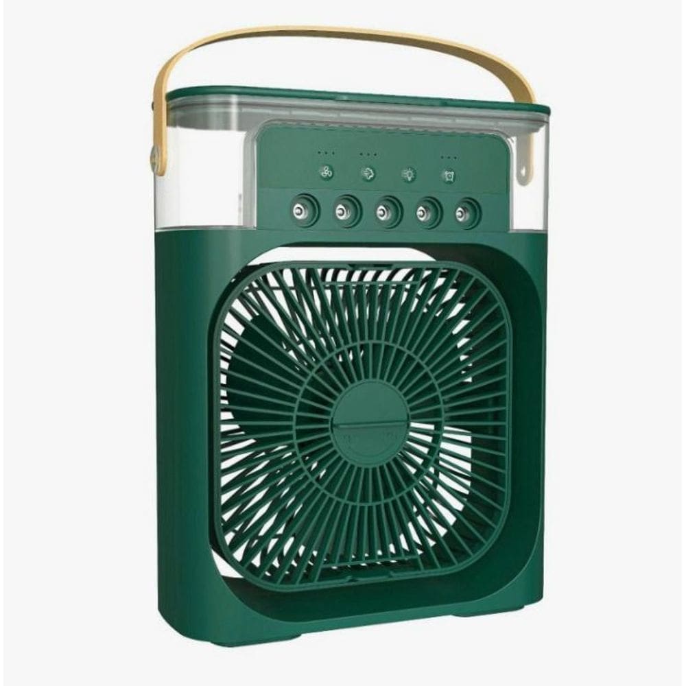 Mini Ventilador Usb Com Água Frio E Iluminação Led