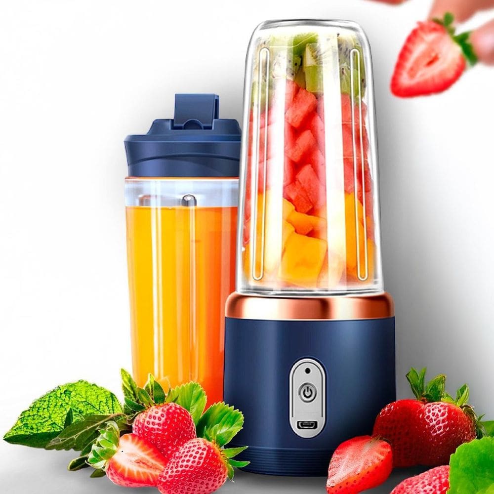 Mini Liquidificador Portátil 400Ml Processador De Frutas