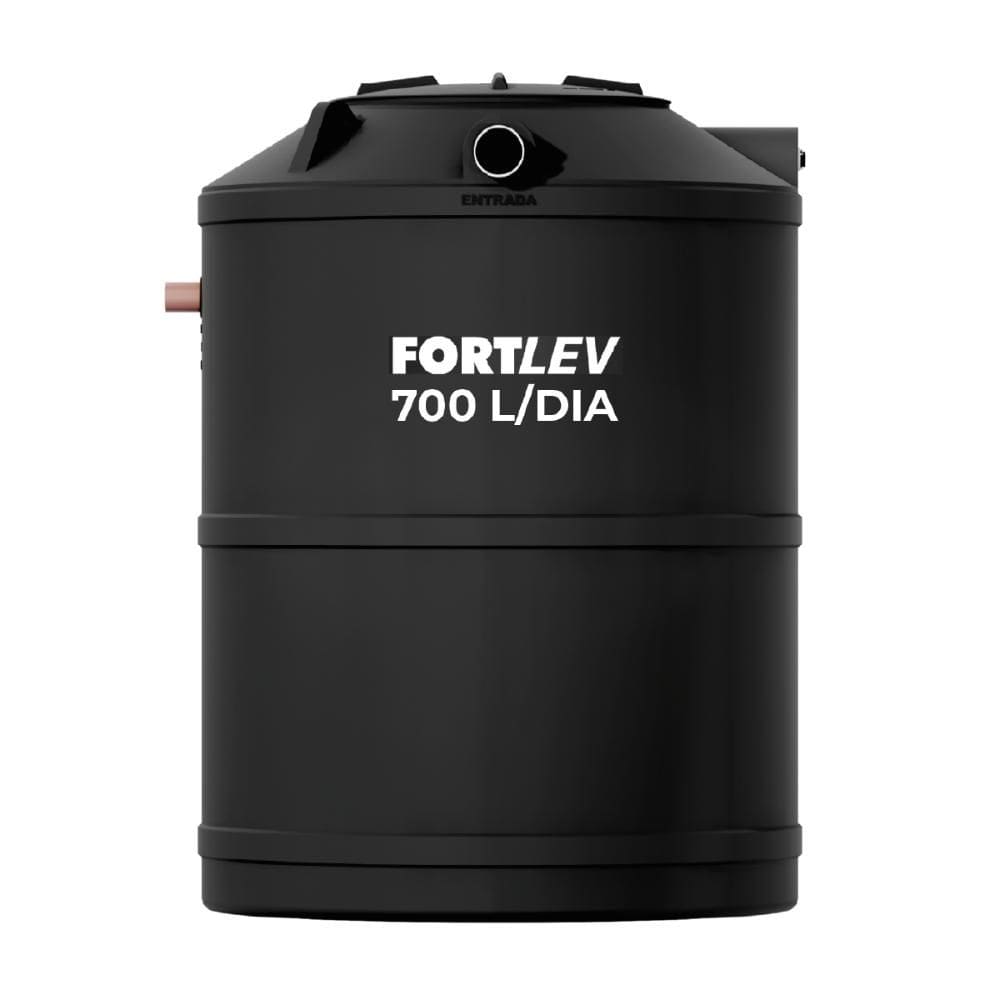 Fossa Séptica Biodigestor Max SS (Solo e Superfície) 700L/Dia Preta Fortlev
