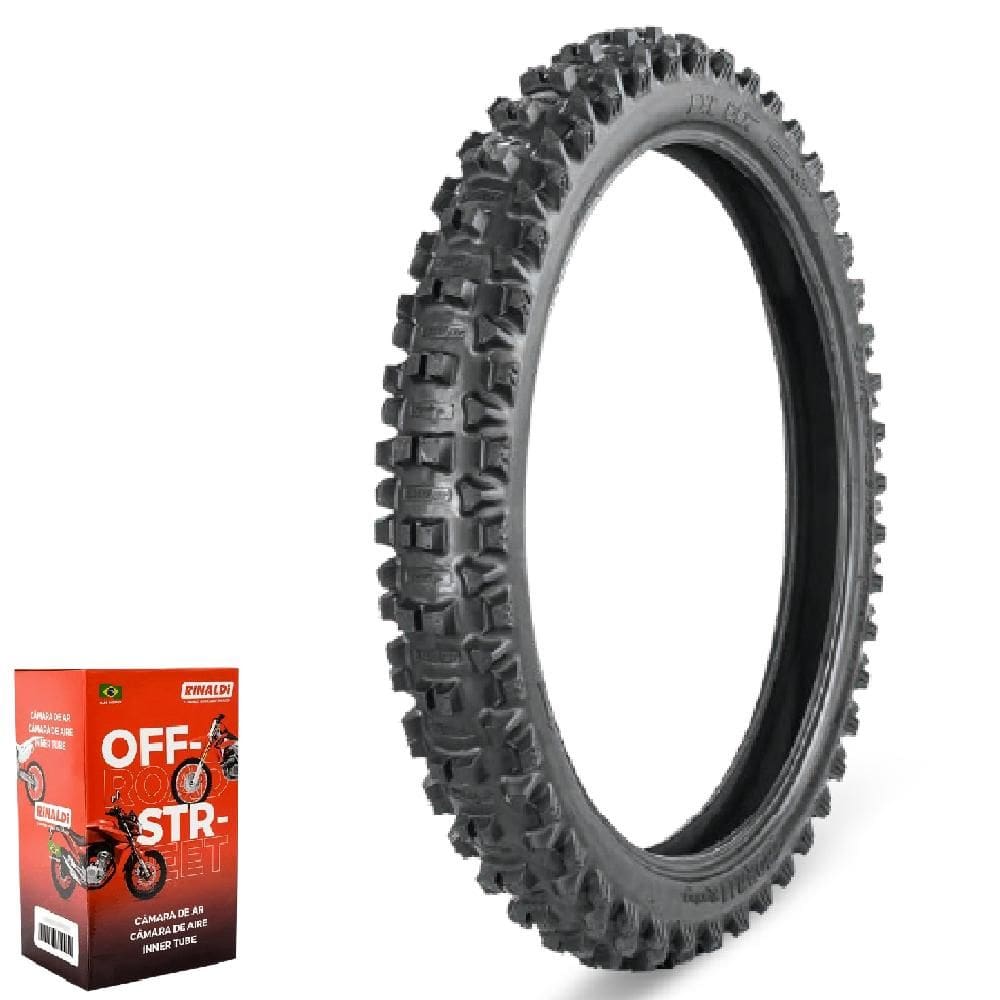 Kit Pneu Crf 150f 70/100-19 Mx007 Medium Soft Borilli + Câmara