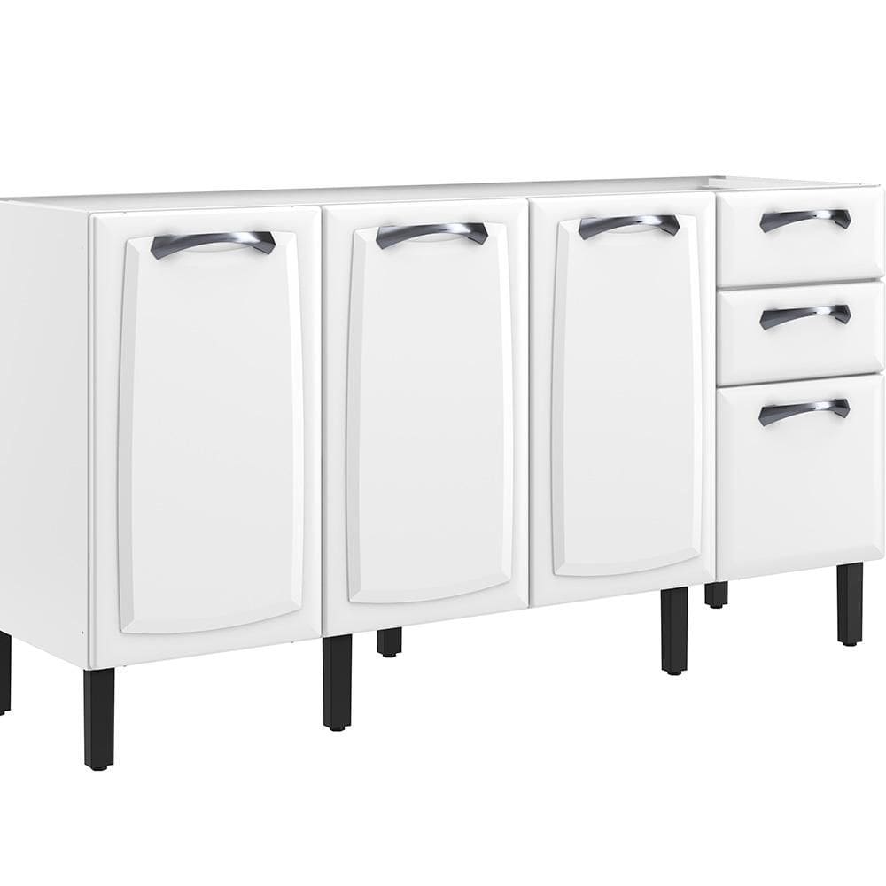 Balcão Itatiaia Aço SEM TAMPO Branco New Premium