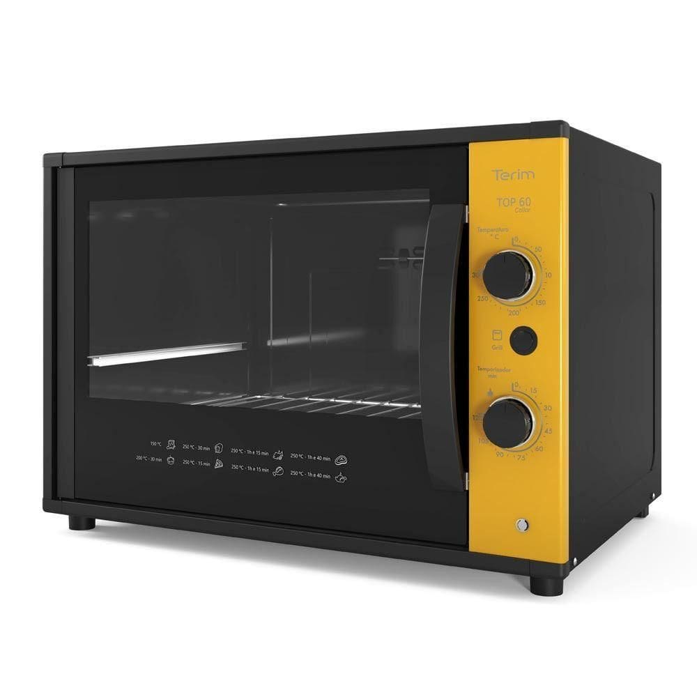 Forno Terim Elétrico Bancada Top 60 Collor 60l Amarelo 220V