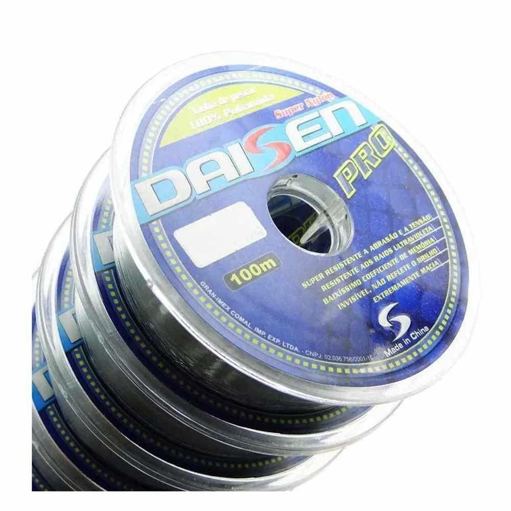 Linha De Pesca Monofilamento Daisen Pro 500m Tamanho 0,40mm