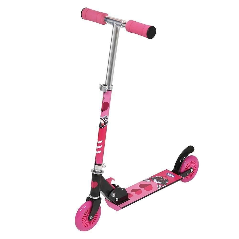 Patinete Infanto Juvenil Cores Mor Rosa
