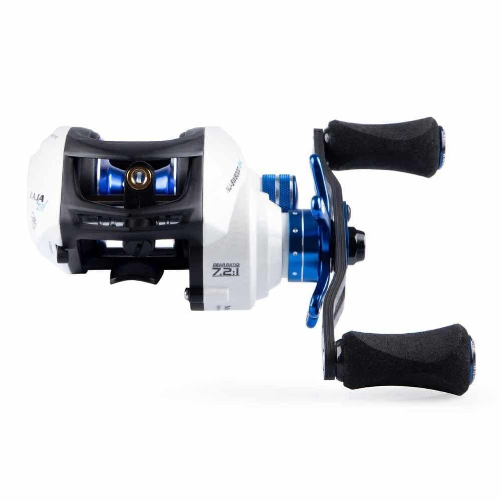 Carretilha Para Pesca Maruri Naja Carbon 8r Lado Da Manivela Direita