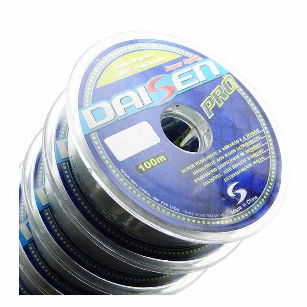 Linha De Pesca Monofilamento Daisen Pro 500m Tamanho 0,28mm