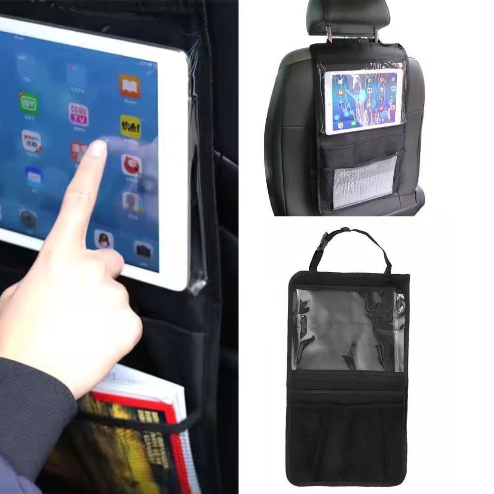 Organizador Carro Bebê Criança Case Porta Tablet Celular Encosto Automotivo Suporte Porta Treco Livros Lanches Água Capa