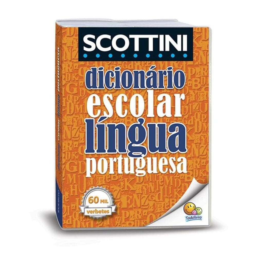 Scottini - Dicionário Língua Portuguesa - 60 Mil Verbetes (Capa Plástica)
