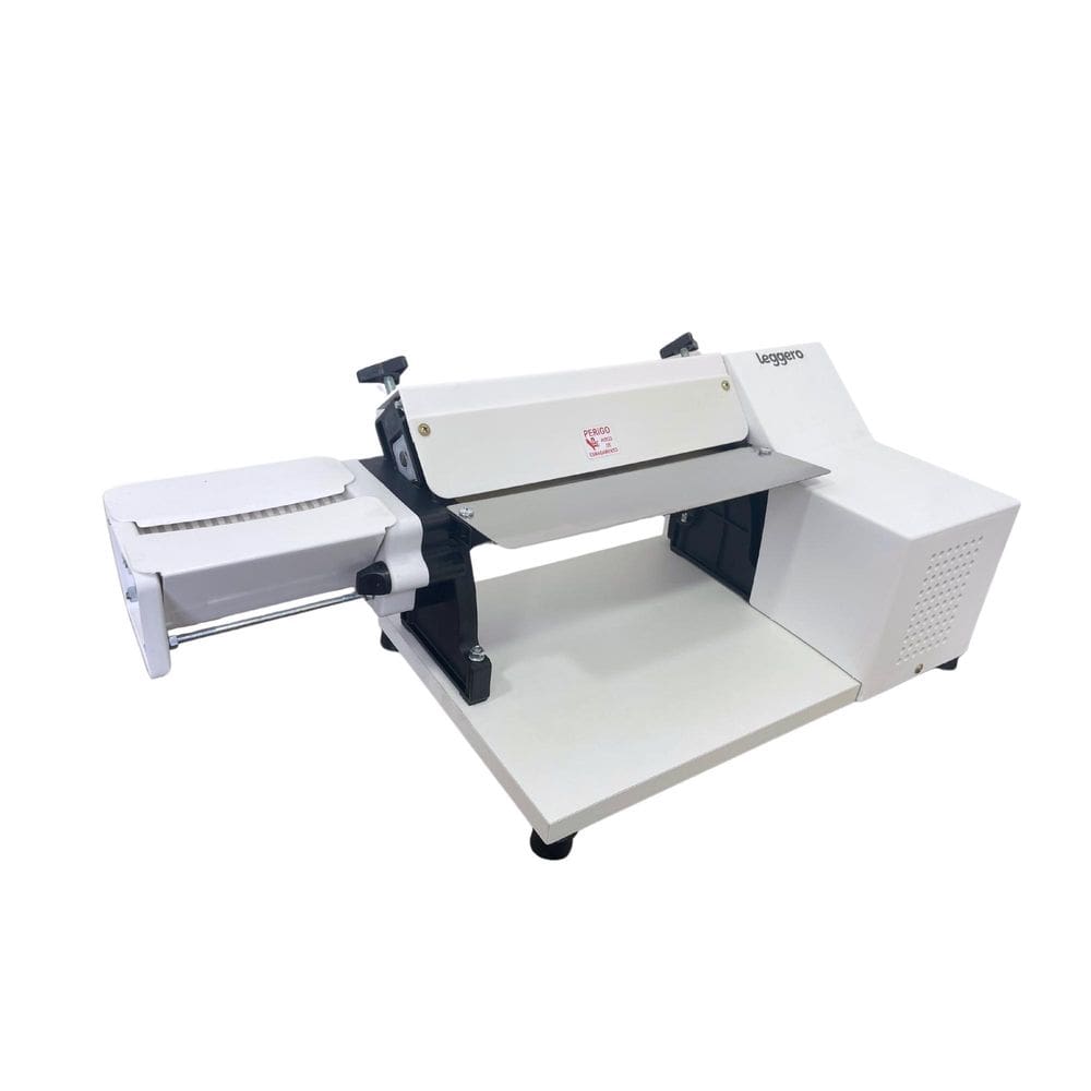 Cilindro Laminador Elétrico 28Cm Massas Pão Cortador