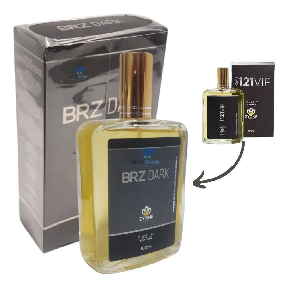 Perfume Masculino Zyone 121 Vip Black 100Ml - Alta Fixação
