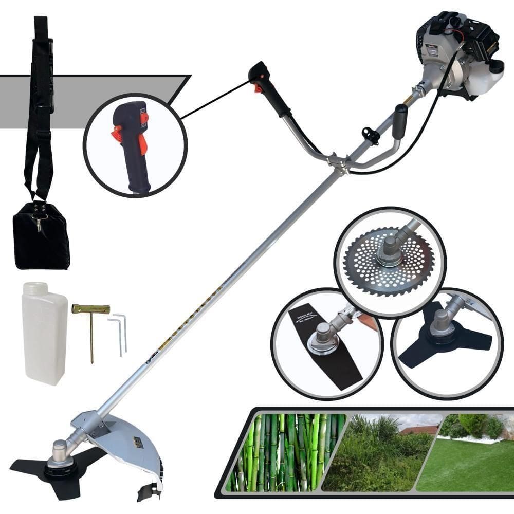 Roçadeira Tbc43h 43cc 1,7hp Toyama Com 4 Opções De Cortes