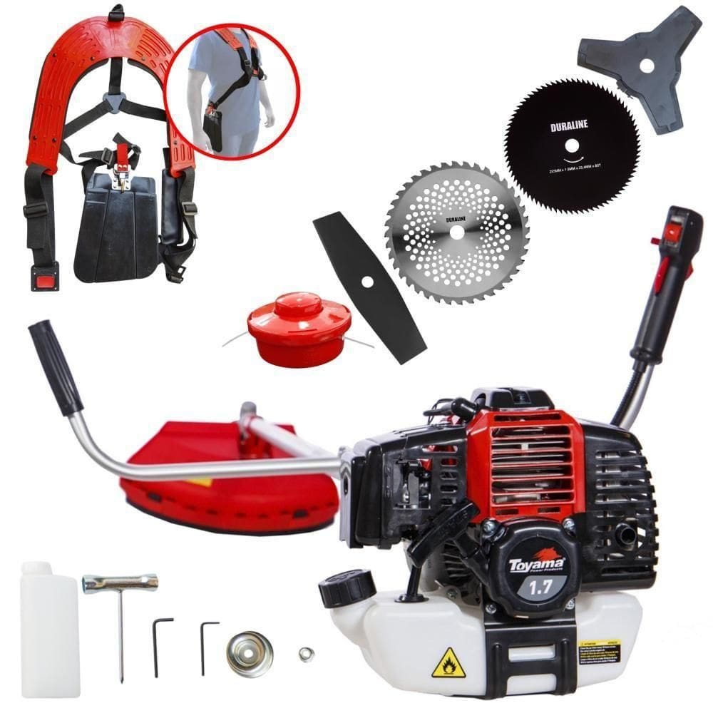 Roçadeira Multifuncional 5 Em 1 Toyama Rt43l À Gasolina 2t