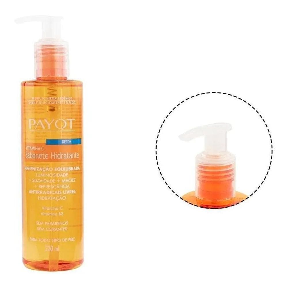Payot Sabonete Hidratante Líquido Detox Vitamina C 220Ml