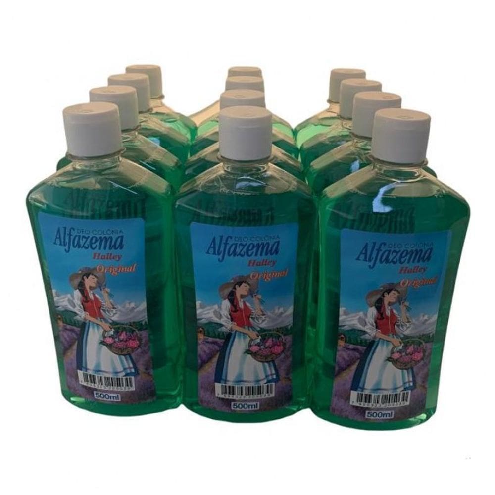 Kit 12 Colonia Alfazema Lavanda Halley 500Ml- Escolha Aroma