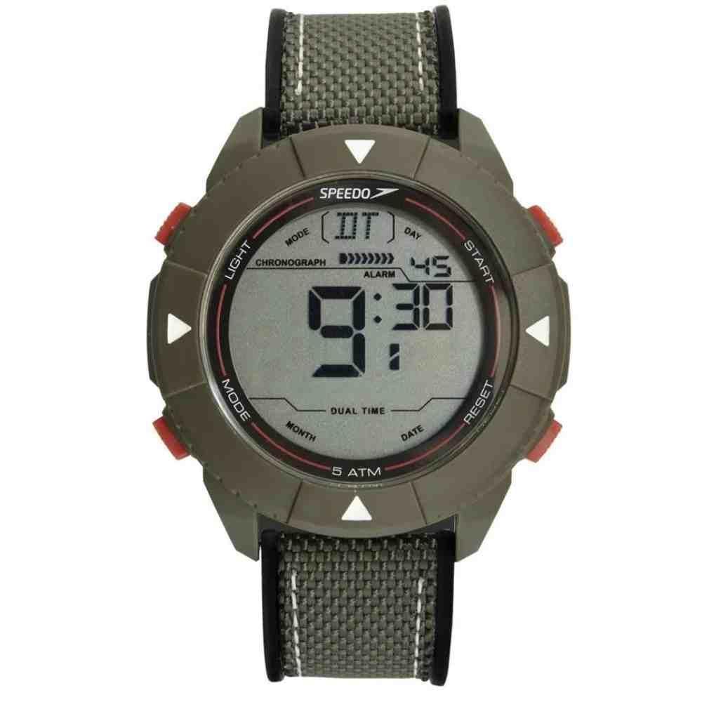 Relógio Speedo Espotivo Verde Masculino 15096G0Evnv2