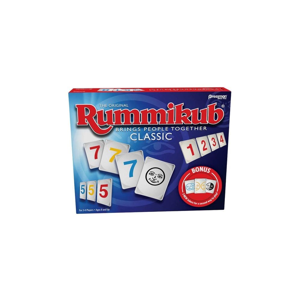 Jogo de tabuleiro Pressman Rummikub com Bonus Jokers Classic