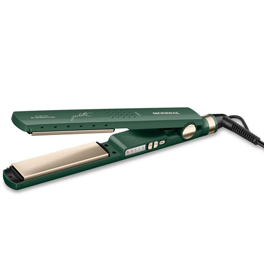 Chapinha de Cabelo Profissional 230°C/450°F Mondial Titanium Pro Cerâmica Progressivas e Salões de Beleza