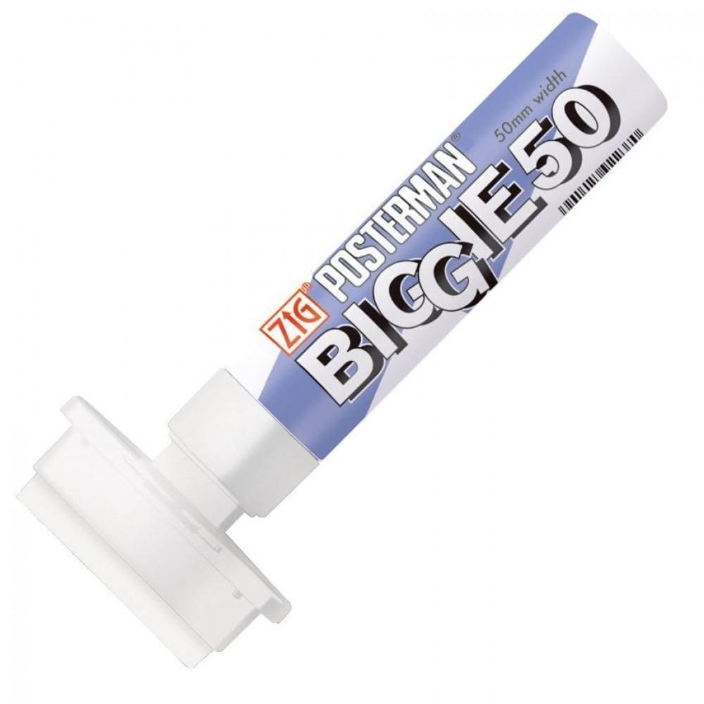 Marcador Zig Posterman Biggie 5Cm Branco Pma-150 000