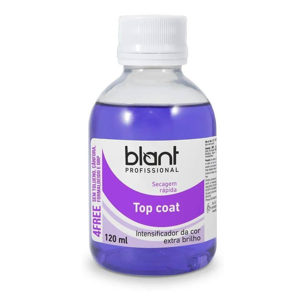 2X Blant Unhas 4Free 120Ml Base - Verniz- Top C
