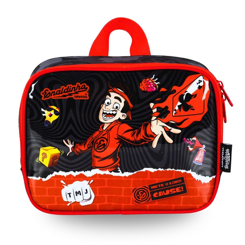 Lancheira Térmica Escolar Enaldinho Youtuber Infantil