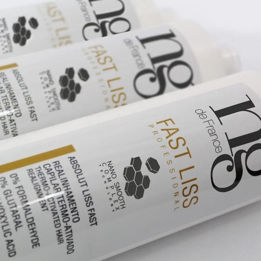 2X Fast Liss Redutor De Volume Ng De France 1000Ml