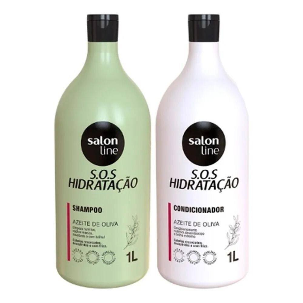 Kit S.O.S Hidratação Azeite De Oliva Shampoo E Condicionador
