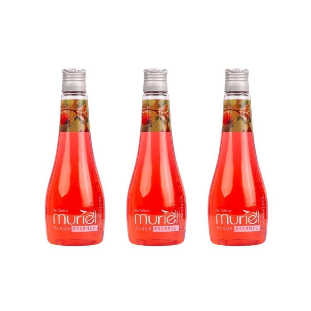 Colonia Muriel Acqua Essence 250Ml Rosa Mosqueta - 3Un