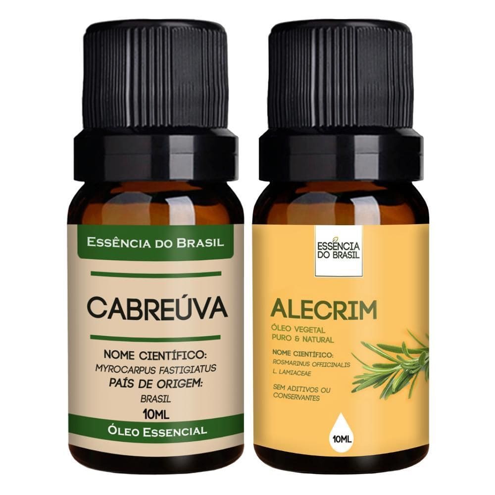 Óleo Essencial De Cabreúva + Óleo Vegetal De Alecrim 10Ml