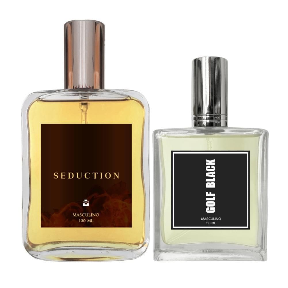 Kit Perfume Masculino Seduction 100Ml + Golf Black 50Ml