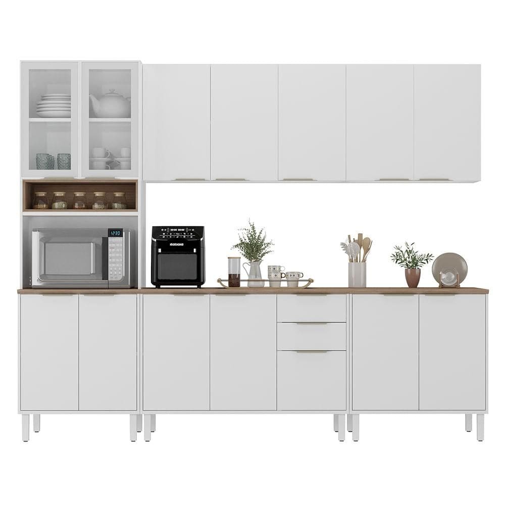 Cozinha Itatiaia Renova Branco com espaço para Forno