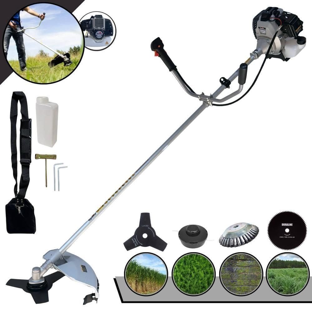 Roçadeira Tbc43h Toyama Motor 2t 43cc 1,7hp 12.000rpm 4 Em 1