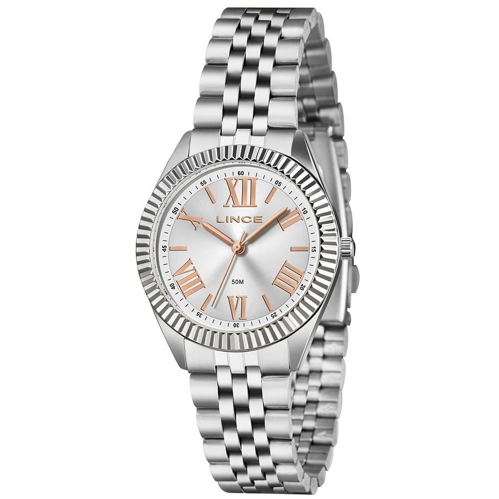 Relógio Lince Feminino Ref: Lrmm047l36 S3sx Clássico Prateado