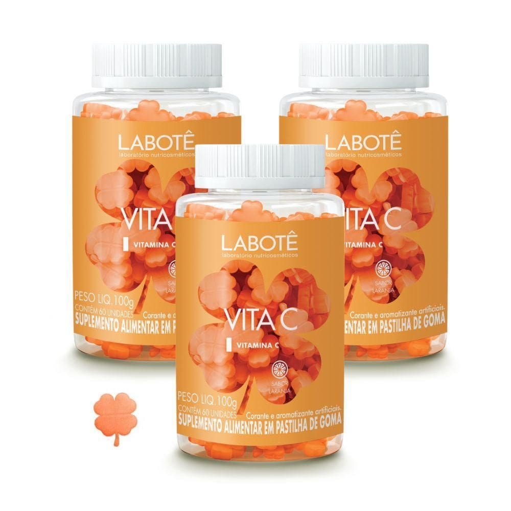 Labotê Kit De Vitamina C - 60 Gomas 3 Unidades