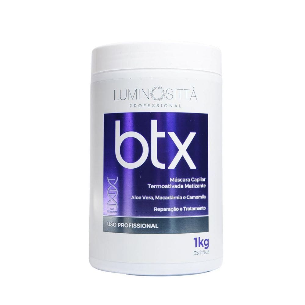 Máscara Capilar Btx Termoativada Matizante 1Kg Luminositta